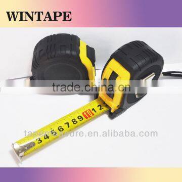 Custom metric rubber covered steel tape measure with Your Logo