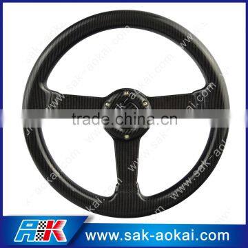 3K Twill Glossy Carbon Fiber Car Steering Wheel