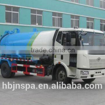 10000L large-capacity sewage suction tanker truck