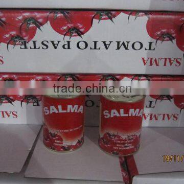 Supply 400gram Tinned Tomato Paste with OEM brand