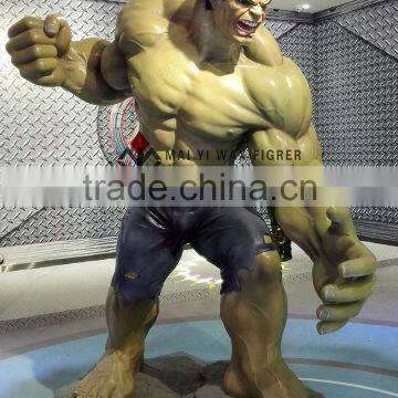 High Quality FRP Life Size Movie Statue Action Figure Hulk