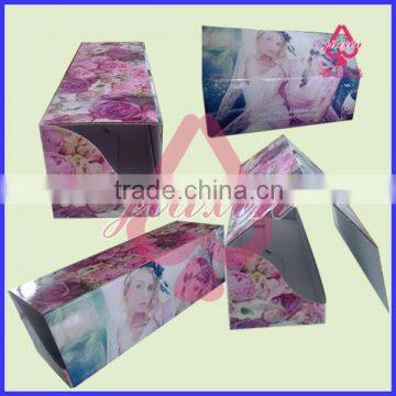 Easy Foldable paper corrugated carton flower box/fashionable gift box