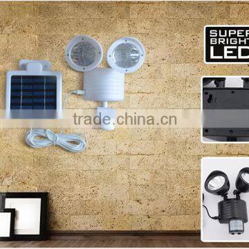 22LED Dual head solar sensor light