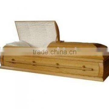 High quality solid poplar jewish casket