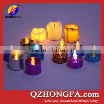 Mini New Design LED Electroplate Tea Light Work with CR2023