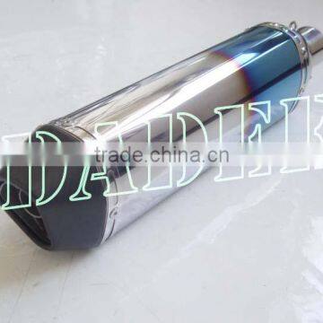 Racing Small Hexagonal Stainless Steel Exhaust With Colors-plated Surface photo-2