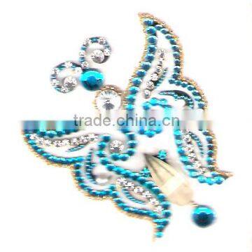 Beautiful Crystal Adult Indian Temporary Crystal Tattoos Sticker/Body Fashion Body Tattoos Sticker photo-2