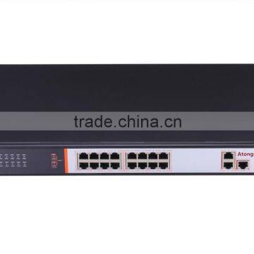 High Quality 16 Port 10/100Mbps Internal Power 250W Managed PoE Switch With 2 Gigabit Como photo-2