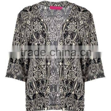 Custom chinese kimono with printed