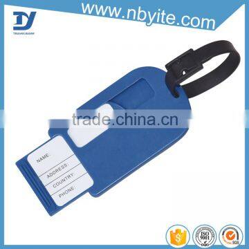 wholesale custom design high quality hard plastic luggage tag name tag for promotion