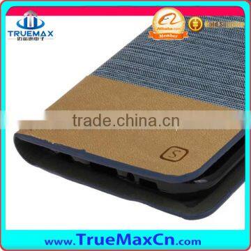 Waterproof Ultrathin Denim Pattern PU Leather Case For Samsung S7 Edge Leather Case photo-3