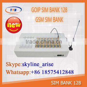 best price VoIP products goip gateway sim server sim bank with 128 sims