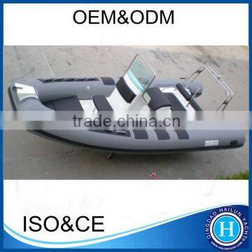 Center console fiberglass boat china 520 rib pvc inflatable boat for sale