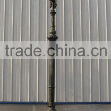 Cast Iron Solar Decorative Street Lamp Post/cast Aluminum Solar Lamp Pole/street and Garden Solar Lamp Pole photo-4