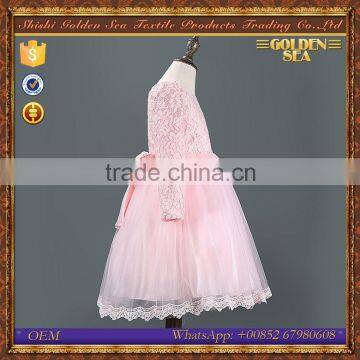 Wholesale Long Sleeve Wedding Dresses for Flower Girl photo-2