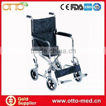 Lightweight transport wheelchair