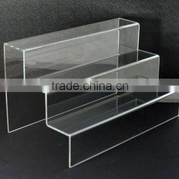 Acrylic 3 Step Freestanding Display Rack (Shelf/ Riser / Stand)