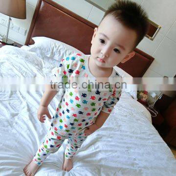 Fashion Pattern Children Sleeping Sets Frock Designs Child Clothes For Wholesale