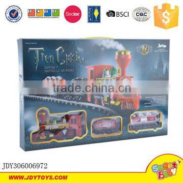 New product high speed train toy with smoke for kids