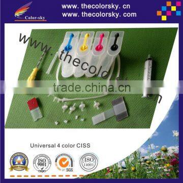 universal 4 color CISS tank kit with accessaries for Epson for Brother for Canon for HP printer