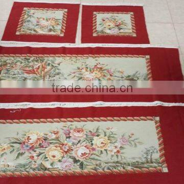 High grade!New zealand wool handwove aubusson sofa cover