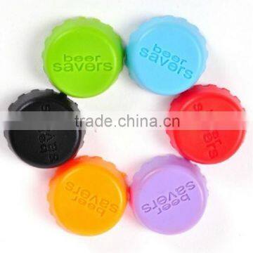 ODM/OEM food grade beer saver reusable silicone bottle cap/silicone bottle cap/beer savers