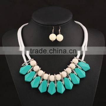 High quality multi color charm fashion jewelry necklace 2016 beats jewelry necklace