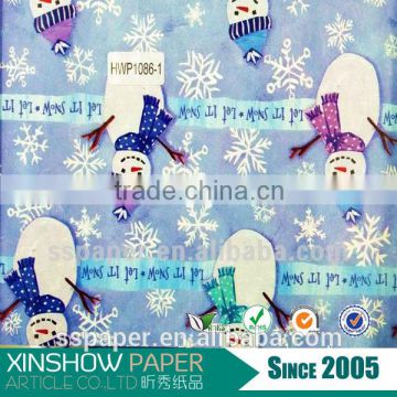 factory direct high quality christmas gift wrapping paper size