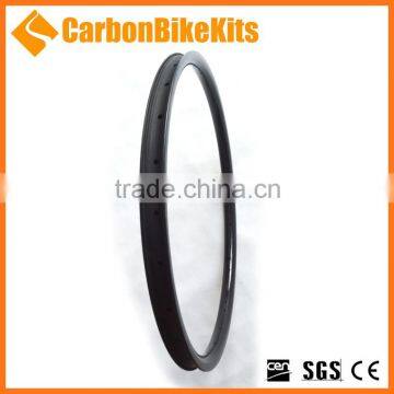 CarbonBikeKits EC650-35 27.5er 35mm Wide MTB Carbon Eccentric Tubeless Rim, Offset MTB Carbon Rim