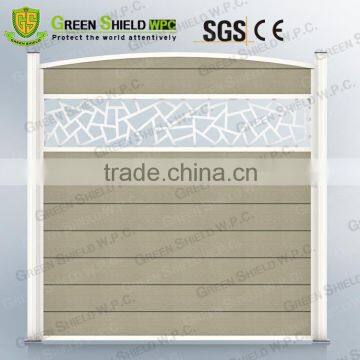 Wood Plastic Fence/Enclosure Wall 1.8m/2.0m/waterproof/anti UV