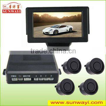 4.3inch display attach sunshade table model car parking sensors backup radar