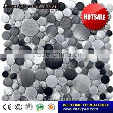 Top grade contemporary quality cd texture aluminum mosaic tile