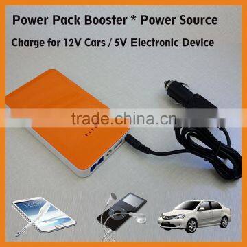 16mm 7500mah capacity device to start 2.7L car jump starter mini car jump starter