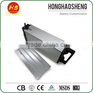 Customized Rechargeable 48V 10.4Ah E-bike Lithium Battery Packs With Aluminium Case photo-2