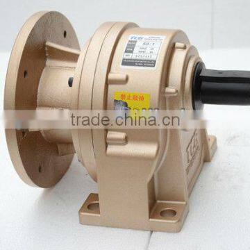 1HP 100RPM foot mounted gear box TCHM for IEC motor