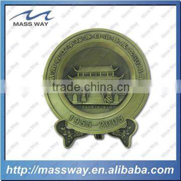 Custommized Souvenir 3D Metal Engraved Commemorative Plates