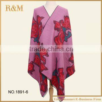 Wholesale Blanket Scarf Double Face Jacquard Shawl