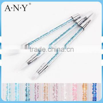 ANY Nail Art 3D Design Silicone Tip Nail Clay Sculpture Tool 3D Nail Art Supplies Brushes Set                        
                                                Quality Choice