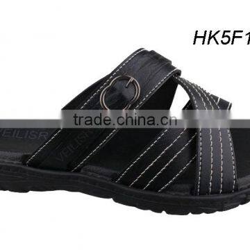 Men Leather Sandal,Arabic Sandals,PU Leather Slipper Sandal for Men