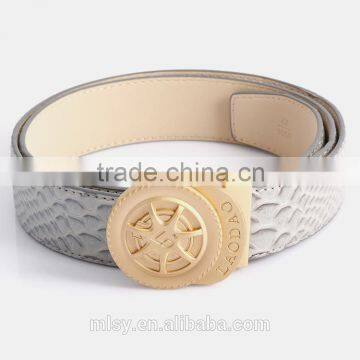 Custom Mens Genuine Spanish Leather Belt Mens Designer Belts photo-3