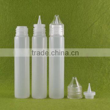 30ml hot sell empty plastic unicorn bottles with clear cap