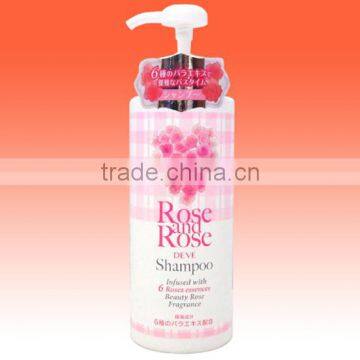 /DEVE/ Rose and Rose Shampoo Bottle Infused with 6 Roses essences Beauty Rose Fragrance Product Made in Japan TC-005-89