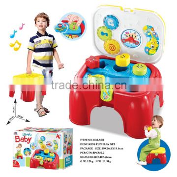 Kid's fun play set baby toys with chair