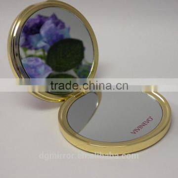 Double Side Meatal Cosmetic Mirror, Teen Girls Cosmetic Mirror, Elegant Lady Vanity Mirror photo-4