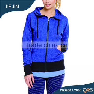 (Trade Assurance yoga Women Healthy Fitness Zip-up Yoga Running Jacket