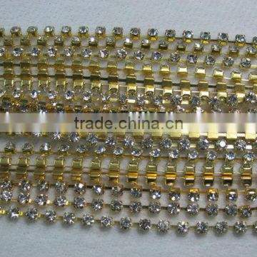 SS16 4mm Rhinestone crystal cup chain jewelry cup chain