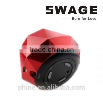 PH-BT19 Hot sell diamond shape fashion bluetooth portable mini handsfree speaker