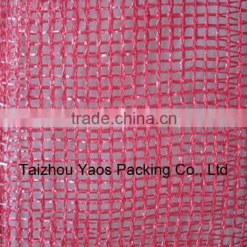 Red PP Leno Mesh Bag Plastic Plain Onions Bag Label Bag Logo Bag photo-5