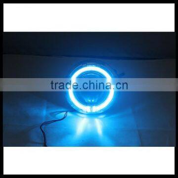 80mm 2.5inch hid projector led CCFL halo rings angel eyes blue