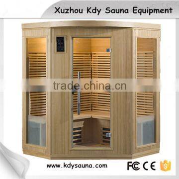 4 persons corner infrared sauna